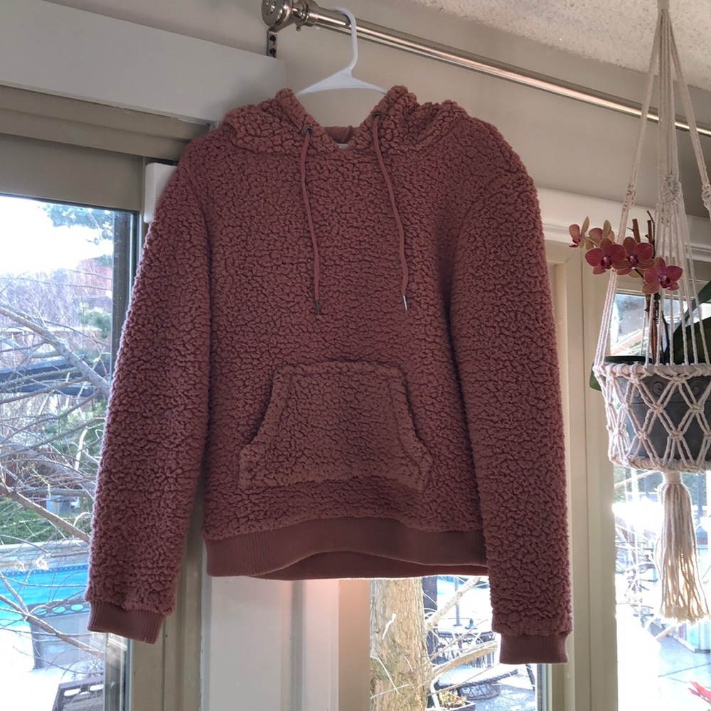 Sherpa hoodie